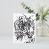 Temptation des Heiligen Anthony des Großen Postkarte (Stehend Vorderseite)