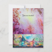 TEMPTATION Dunkler Ritter Teufel Treasure Blau Lil Einladung (Vorderseite)