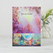 TEMPTATION Dunkler Ritter Teufel Treasure Blau Lil Einladung (Stehend Vorderseite)