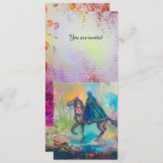 TEMPTATION Dunkler Ritter und Teufelskreis Schatz, Einladung (Vorne/Hinten)