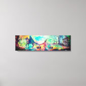 TEMPTATION Dunkler Ritter und Teufelskreis Schatz, Leinwanddruck (Vorderseite)