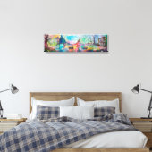 TEMPTATION Dunkler Ritter und Teufelskreis Schatz, Leinwanddruck (Insitu (Schlafzimmer))