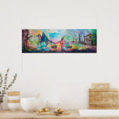 TEMPTATION Dunkler Ritter und Teufelskreis Schatz, Poster (Küche)