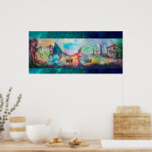 TEMPTATION Dunkler Ritter und Teufelskreis Schatz, Poster (Küche)