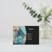 TEMPTATION Monogramm Visitenkarte (Stehend Vorderseite)