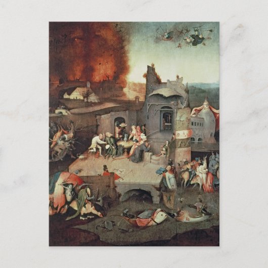 Temptation von Saint Anthony, c.1500 Postkarte (Vorderseite)