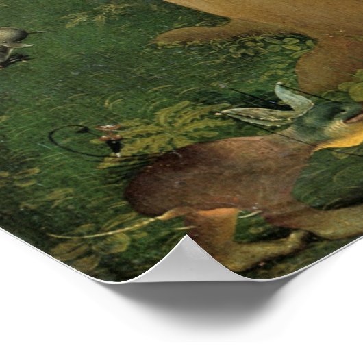 Temptation von Saint Anthony, von Bosch Poster (Ecke)