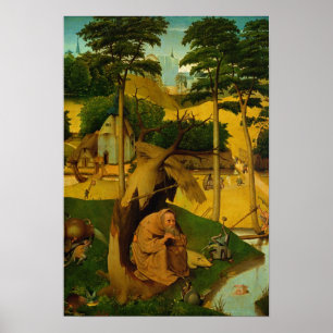Temptation von St. Anthony, 1490 Poster