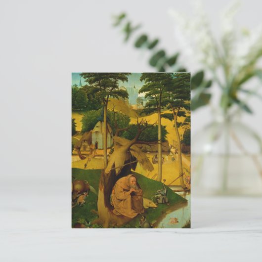 Temptation von St. Anthony, 1490 Postkarte (Stehend Vorderseite)