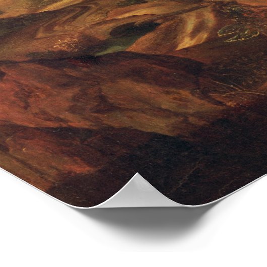 Temptation von St. Anthony, c.1530 Poster (Ecke)