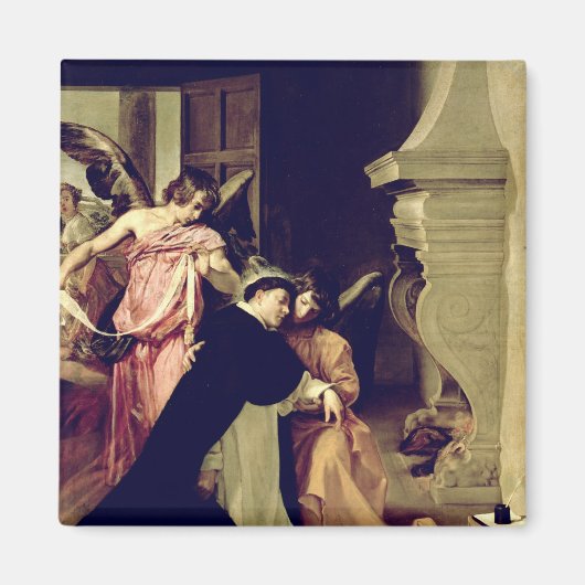 Temptation von St.Thomas Aquinas Magnet (Vorne)