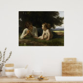 Temptation William-Adolphe Bouguereau Poster (Küche)