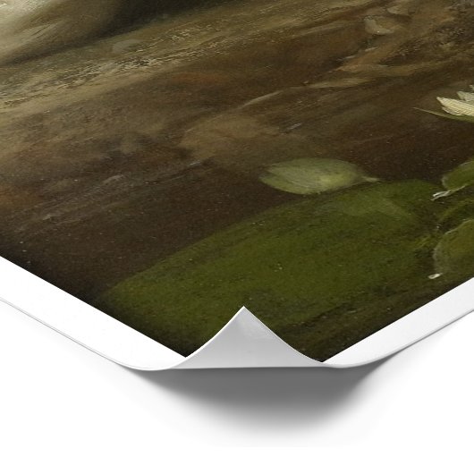 Temptation William-Adolphe Bouguereau Poster (Ecke)