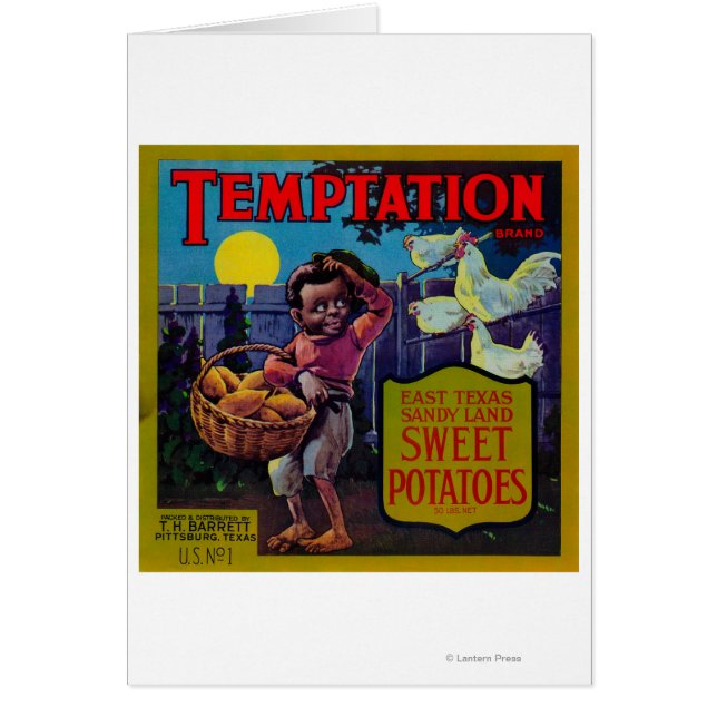 Temptation Yam LabelPittsburg, TX (Vorne)