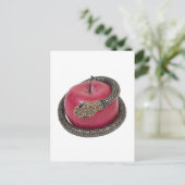 TemptationAppleSchlange112311 Postkarte (Stehend Vorderseite)