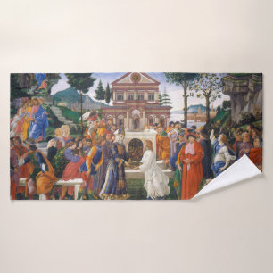 Temptationen Christi, Sandro Botticelli Badehandtuch