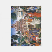 Temptationen Christi, Sandro Botticelli Fleecedecke (Vorderseite)