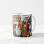 Temptationen Christi, Sandro Botticelli Kaffeetasse (VorderseiteRechts)