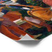 Temptationen Christi, Sandro Botticelli Poster (Ecke)