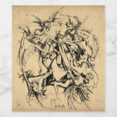 Temptationen von St. Anthony Weinetikett (Einzelnes Label)