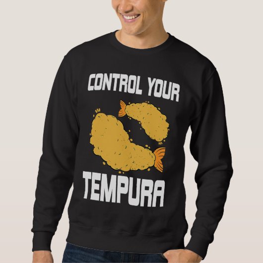 Tempura Pun Costume Shrimp And Seafood Sweatshirt (Vorderseite)