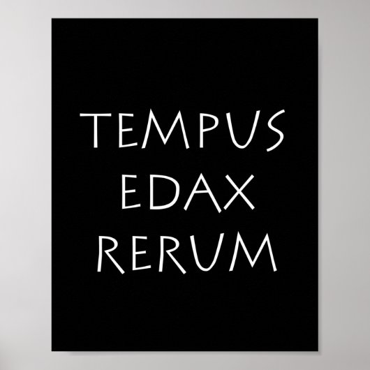 Tempus edax rerum poster (Vorne)