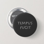 Tempus fugit button (Vorne & Hinten)