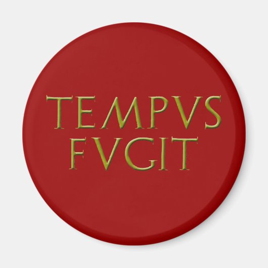 Tempus Fugit Magnet (Vorne)