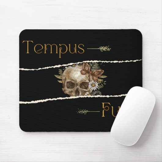Tempus fugit mousepad (Mit Mouse)