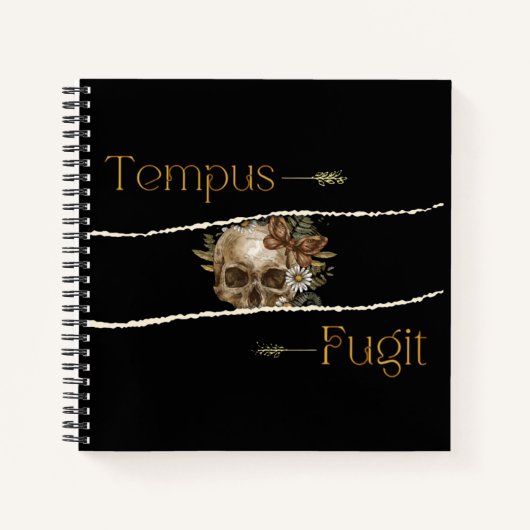 Tempus fugit notizblock (Vorderseite)