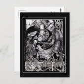 Tempus Fugit Postkarte (Vorne/Hinten)