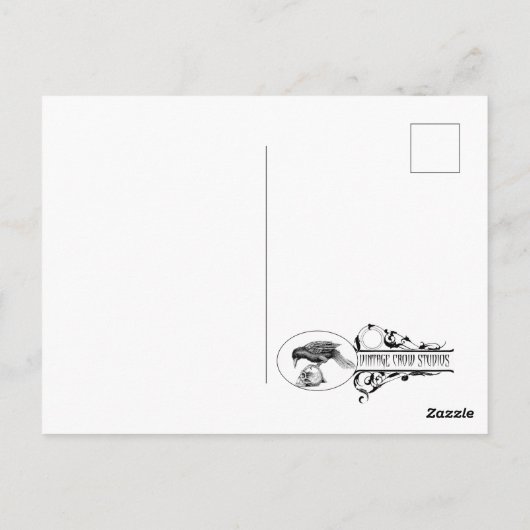 Tempus Fugit Postkarte (Rückseite)