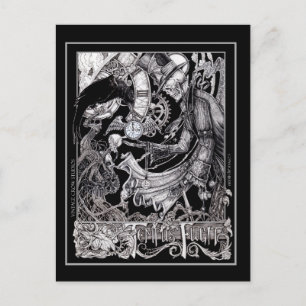 Tempus Fugit Postkarte