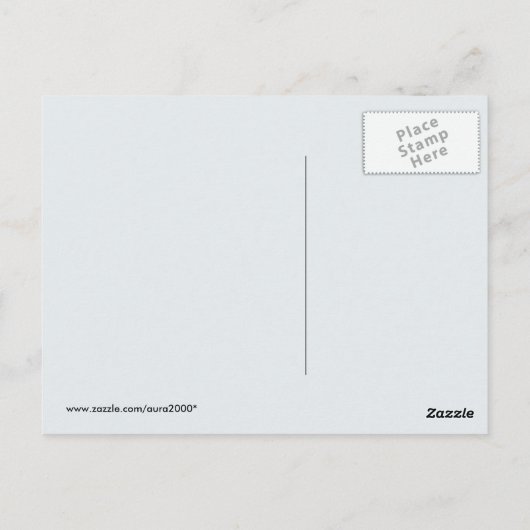 Tempus Fugit Postkarte (Rückseite)