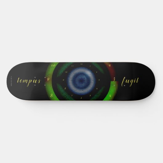 Tempus Fugit Skateboard (Horizontal)