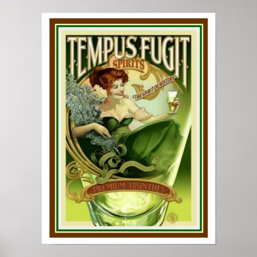 Tempus Fugit Spirits 12 x 16 Poster (Vorne)