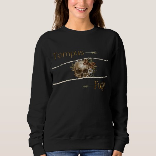 Tempus fugit sweatshirt (Vorderseite)