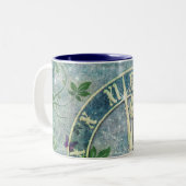 Tempus Fugit Zweifarbige Tasse (Vorderseite Links)
