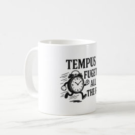 Tempus ist Fugeting Kaffeetasse