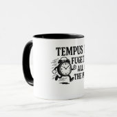 Tempus ist Fugeting Tasse (Vorderseite Links)