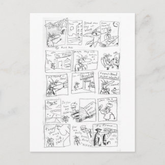 Tempy French Bread Postcard Postkarte