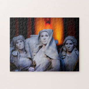 TEN31 Fates Weiße Marmor Lebende Kunst Puzzle