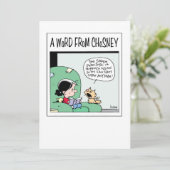 TEN CATS - Ein Wort aus Chesney Einladung (Stehend Vorderseite)