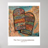 Ten Commandments Classroom Poster (Vorne)