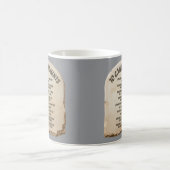 Ten Commandments Kaffeetasse (Mittel)