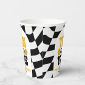 Ten Is A Vibe Retro Tenth 10th Birthday Party Pappbecher (Rechts)