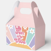 Ten ist ein Vibe Retro Sunshine Rainbow Daisy Geschenkschachtel (Vorderseite)