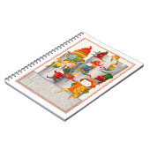 TEN LORDS A LEAPING 6.5x8.75 Spiral Notebook Notizblock (Linke Seite)