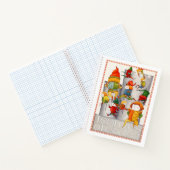 TEN LORDS A LEAPING 8.5x11 Spiral Notebook Notizblock (Innenseite)