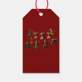 Ten Lords Leaping The Ten Commandments Vector  Geschenkanhänger